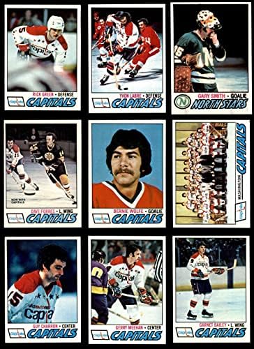 1977-78 Topps Washington Capitals perto da equipe set Washington Capitals-Hockey Ex/MT+ Capitals-Hockey