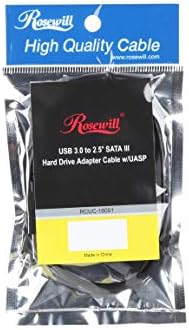 Rosewill USB 3.0 ao adaptador SATA III para discos rígidos de HDD de 2,5 SDD.