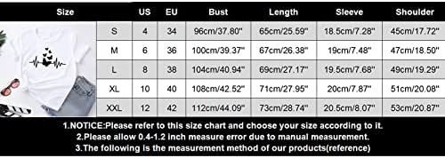 Tops S Tops de manga curta Moda feminina Prinha de borboleta redonda de manga curta T mulher de manga longa atlética de manga comprida