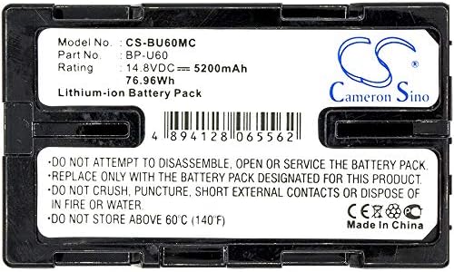 Bateria de Cameron Sino 5200mAh para HD422, PMW-160, PMW-200 , XDCAM EX, P / N: BP-U60, BP-U65 / 76.96WH Li-Ion