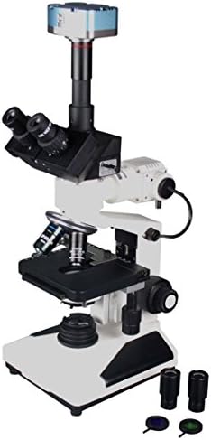 Radical 2000x Microscópio Metalúrgico Trinocular Profissional W Câmera de 5MP inferior 5MP