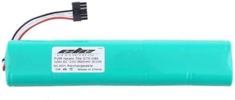 Topchances 2 pacote 12 12 3500mAh Substituição Ni-MH Battery para série de botvac puro e Botvac