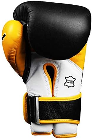 Título Boxing Gel World V2T Bag luvas, preto/dourado/branco, X-Large