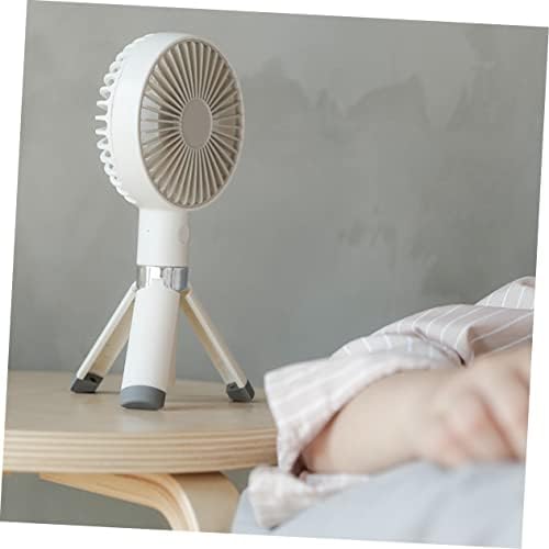 Solustre Handheld Tripod Fan Office Mini Fan Summer Summer Cooling Fãs de desktop portátil Fãs portáteis Fã USB Fan