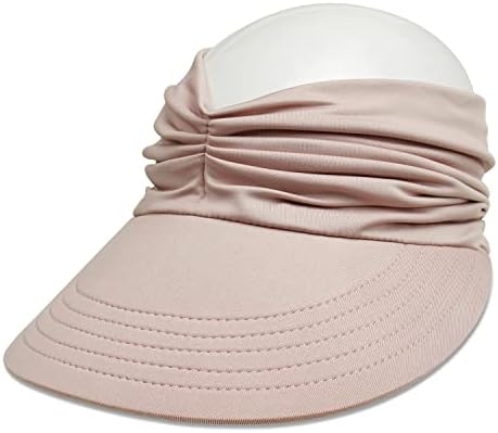 Uttpll women visors praia esportes caminhadas solar chapéus UV Proteção ampla viseira ao ar livre Caps de golfe de rabo de