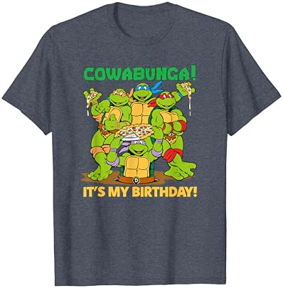 Tartarugas Ninja Teenage Mutant Mademark - Cowabunga! É meu aniversário! Camiseta