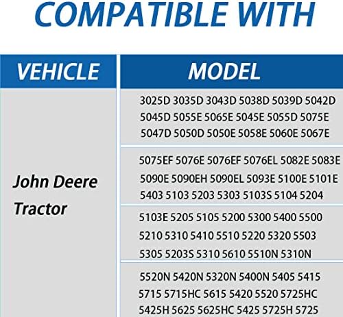 RE45864 Filtro de óleo hidráulico para John Deere Tractor 3025D 3035D 3043D 5045E 5050E 5055E 5076EF 5076EL 4044M 4044R 5042D