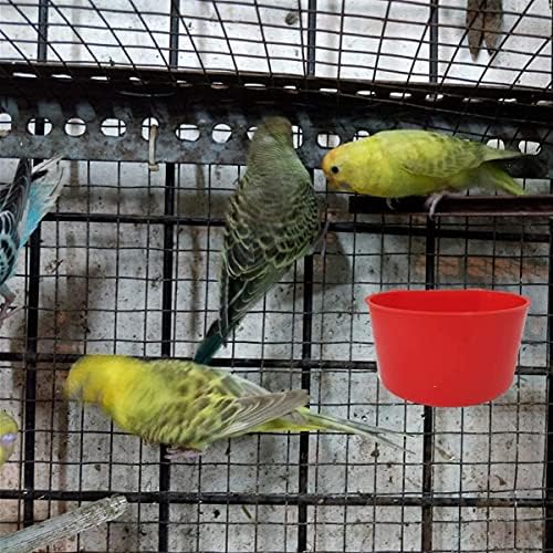 Oribuki Cage Copo Birds alimentadores Tigela de semente Falinha alimentação de rega de água coelho alimentos para pendurar