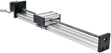 Trilho linear jf-xuan, 700 mm de alumínio eficaz de alumínio linear linear linear slide ball parafuso de movy guides