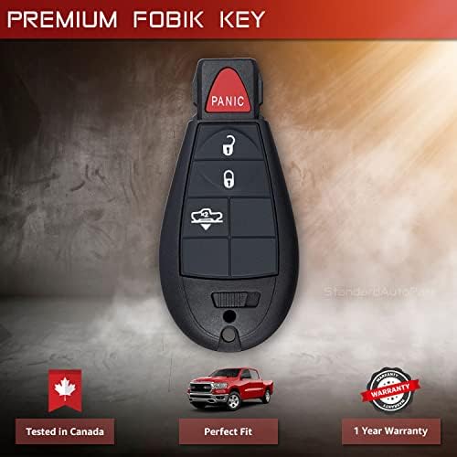 StandardAUTOPART Premium Substituição Caringless Entrada Remota Compatível com RAM 1500 2500 2013 2014 2015 2017 2018