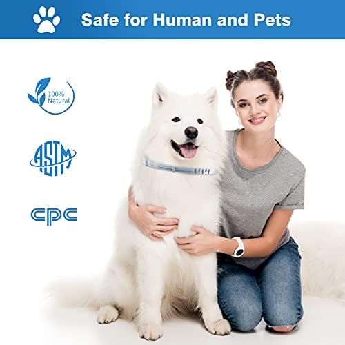 Cães cpfk calmante colar de feromônio 2 embalagem calma alívio de ansiedade de 60 dias colar para cães e filho