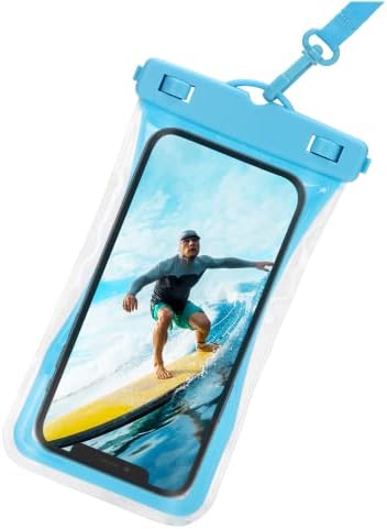 Urbanx Universal Watero Proove Phone Bolsa Caso de Celas de Celas Decas Projetado para Lenovo A5 para todos os outros smartphones de até 7 - Blue