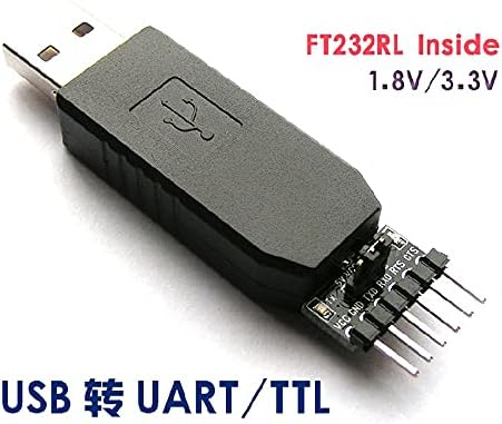 Q-baihe ft232rl USB para porta serial USB para TTL 1.8V 3.3V Arduino Android com fio USB e fio dupont