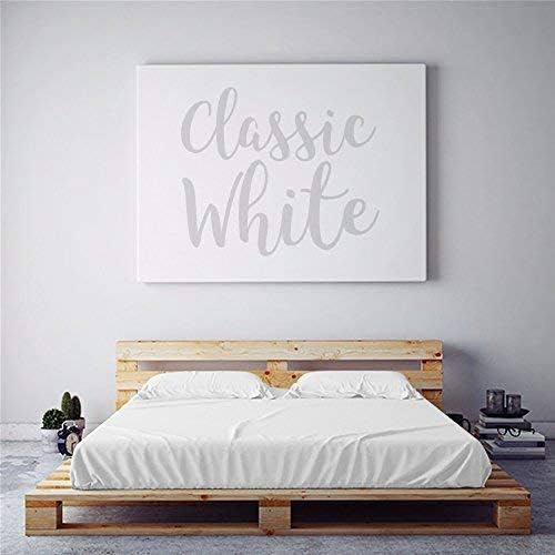 Sortos noturnos de PeachskinSheets: The original 1500TC Soft King/Cali King Duvet Capa Conjunto Classic White