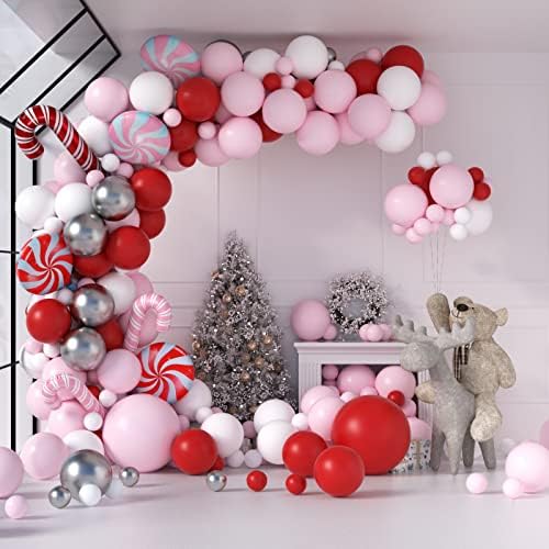 127pcs Rosa e vermelho Balão Garland Arch Kit DIY Balões do Dia dos Namorados Arco Arco Vermelho Rosa Balões de Latex