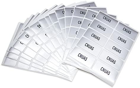 CNUAS 150pcs/pacote cartões de arranhões diy adesivos adesivos personalizados diy adesivos de arranhões 0,9x1,97 polegadas prateado crie seus próprios jogos