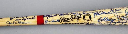 HOF Multi -assinado Batball Bat - Tom Seaver, Hank Aaron, Tom Catfish Hunter etc. - CoA JSA - MLB Autografado MLB BATS