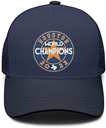 Houston Champions Hat 2022 2023 Series, Cap de beisebol para presentes ideais para fãs mundiais