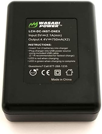 Wasabi Power Dual USB Bateria Charger para Insta360 One X
