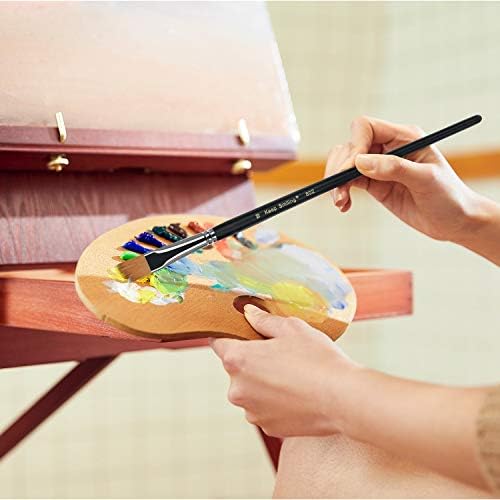 Pincel conjunto de pincéis Artista Bruscos ângulos feitos de cabelo de nylon premium para pintura acrílica pintura aquarela pintura