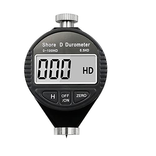 Durômetro digital A/D Medidor de teste de dureza, 0-100ha/d Shore Tester Durômetro de borracha Durômetro de borracha LCD Display