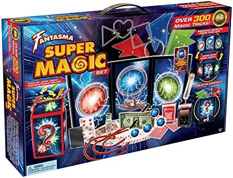 Fantasma Magic Super Magic Set mais de 300 truques Deixe Magic fazer de você um super -herói!