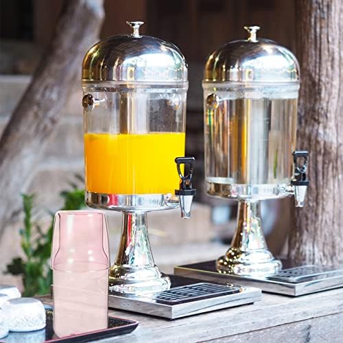 Bestonzon suco de suco de laranja copo de vidro xícaras de vidro garrafas de água com xícara, cabeceira de água de vidro