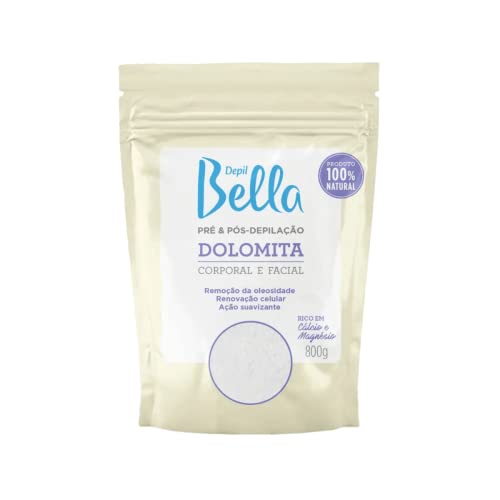 Pacote de cera dura depil bella, três cera de remoção de cabelo profissional com chocolate escuro e mirtilo 2,2 libras - um pó de dolomita