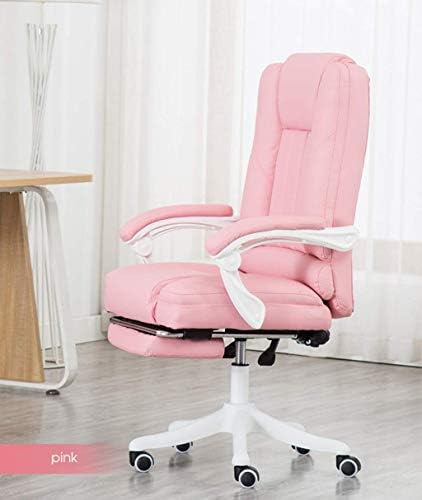 Simplicidade criativa Cadeira de sesta confortável, cadeira de escritório com apoio de pé ajustável para salas de livros, cadeira