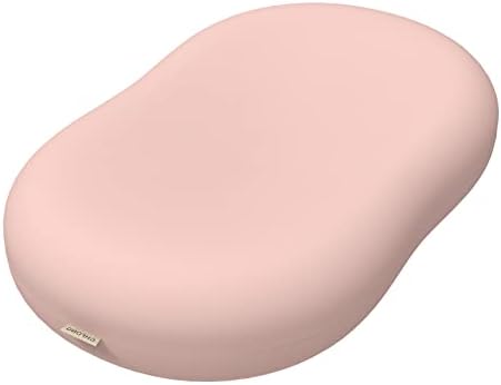 CHFONG Pink Memory Foam Pillow 21,6 x 13,3 x em + bege de couro de couro Caixa FOB 4.78x2.75x1 em