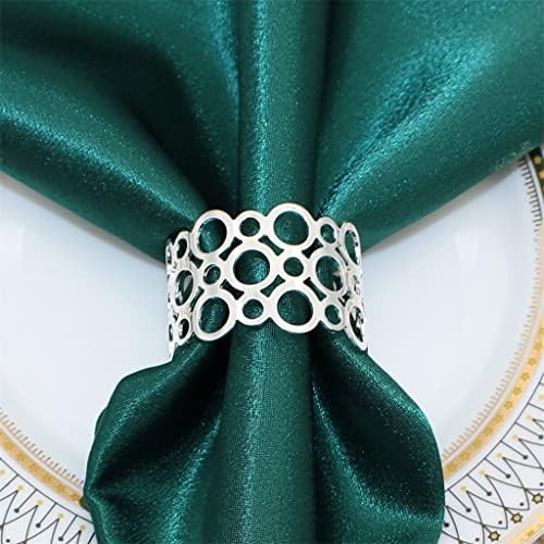 GFDFD Rings Round Serviette Holder Fivelas para Coucções de Família para Festas de Férias de Férias de Casamento de Natal