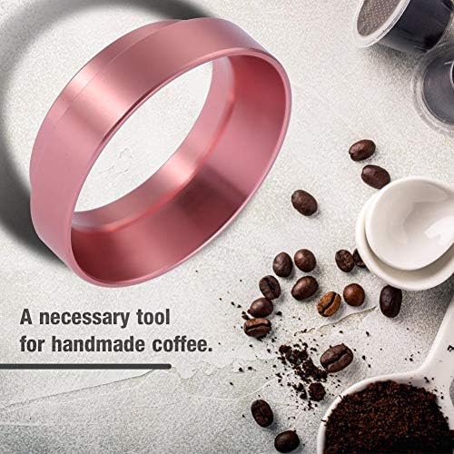 Dosagem de café expresso Funil Aluminium Coffee Dosing Ring Substituição para portafilters de 58 mm)