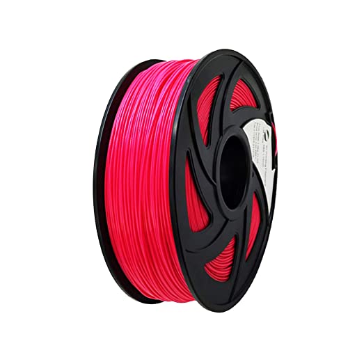 LEE FUNG ABS 3D Filamento de impressora 1,75 mm, 1 kg de bobo, precisão dimensional +/- 0,05 mm Fluo Rose Red