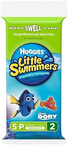 Huggies encontrando fraldas de natação descartáveis ​​Dory pequenos nadadores