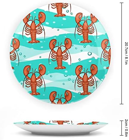 Placa de decoração de onda de lagosta de lagosta