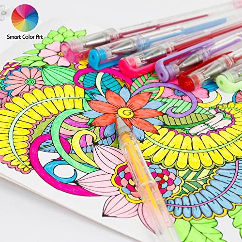320 Pack Gel Canelas Conjunto, Smart Color Art 160 Cores Gel Pen com 160 recargas para livros para colorir adultos Desenho