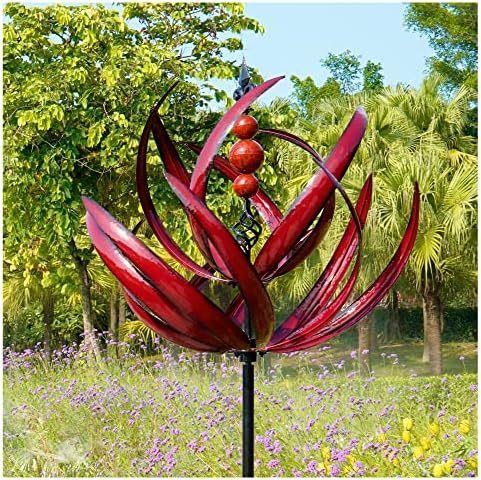 WinWindspinner, Kinetic Metal Wind Spinner - Grandes giradores de vento de metal ao ar livre para jardim de quintal,