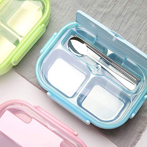 MGWYE Prep recipientes compartimento com tampas, recipientes de alimentos, lancheira empilhável | Bento Box