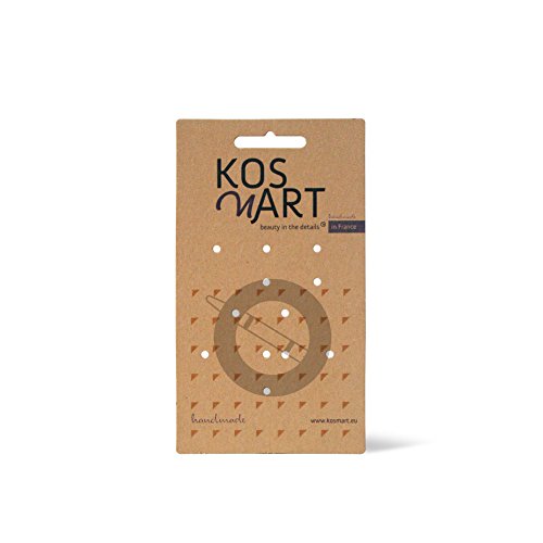Kosmart - Francês fabricados com cortes de cabelo sem metal sabor de cappuccino