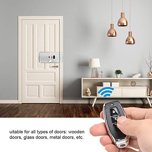 Trava de porta inteligente, combinação de senha inteligente sem chave Bloqueio de controle remoto, Bluetooth eletrônico escondido Smart Remote Door Lock Home Indoor Security Acesso