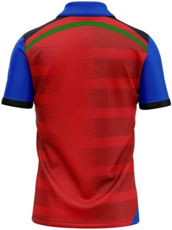 Whitedot Afeganistão Réplica T20 Jersey da Copa do Mundo 2021- DryFit Manomer