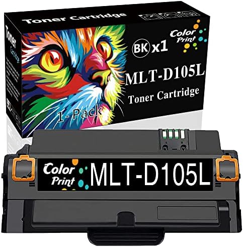 Substituição de cartucho de toner MLT-D105L compatível com impressão em cores 1 para a substituição do cartucho de tone para Samsung Mltd105l D105L 105L para ML-1910 CX-4623F SCX-4623FW ML-2525W ML-2580N ML-2545 ML-2580 ML-1915 SCE