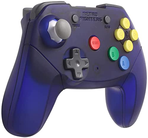 Retro Fighters Brawler64 Wireless Edition N64 Controller - Nintendo 64 - roxo