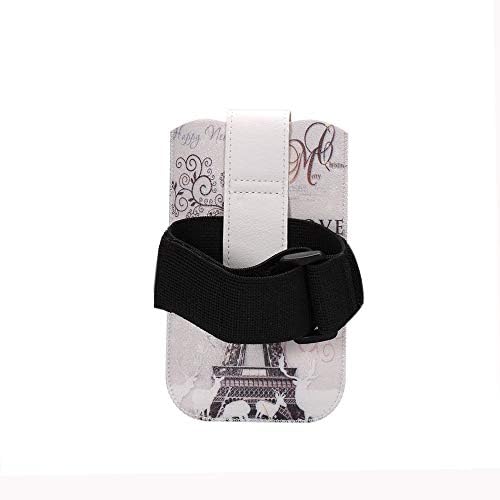 Bolsa de celular DPFHL Bolsa universal elástica ajustável Brand de braçadeira compatível com estojo de couro e coldre de