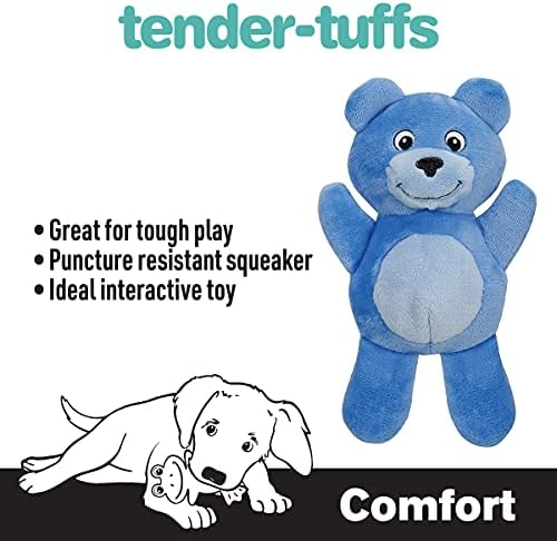 Smartpetlove Snuggle Puppy - Urso de conforto e sapo de tufos de pelúcia - vem com filhotes de cachorro Snuggle e grandes brinquedos de cachorro com punção resistente à punção