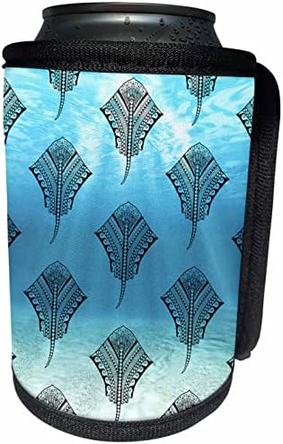 3DROSE A Ilha Tribal Stingray Pattern Hawaiian Polinésia. - LAPA BRANCHA RECERLER WRAP