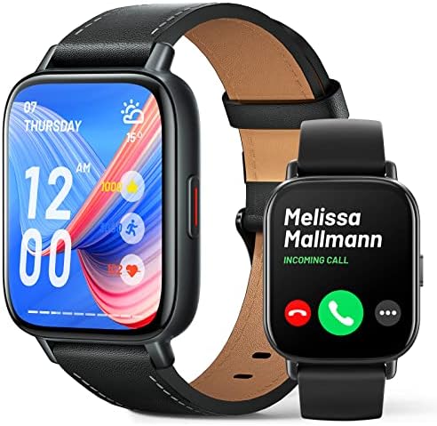 Cakuja Smart Watch for Men Women SmartWatch para Android e iOS Phones Rastreador de fitness 1.72 Tela de toque completa IP68 impermeabilizada