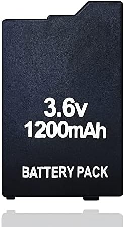 Bateria Tfseven PSP, Substituição 3600mAh PSP 1000 Bateria de bateria recarregável Substituição de íons de lítio PSP-110