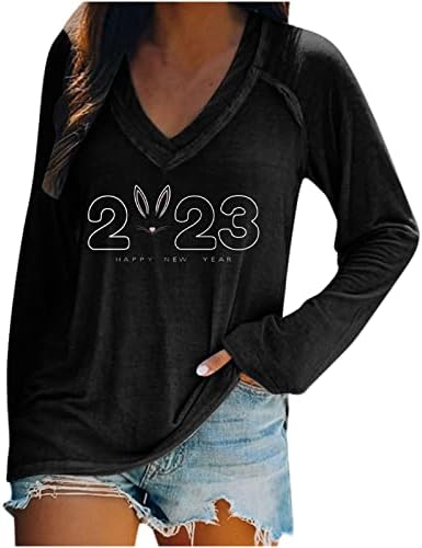 Camiseta da blusa para Lady Fall Summer Summer Comfort Color 2023 Roupas de manga comprida Crewneck Brunch gráfico Basic M8 M8
