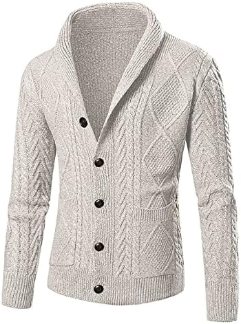 Jaquetas de Cardigan do suéter para homens outono e inverno Moda de moda solta Cardigan